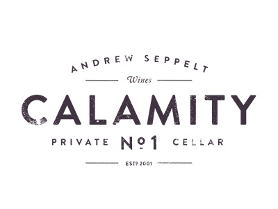 Calamity No.1 branding logo typography
