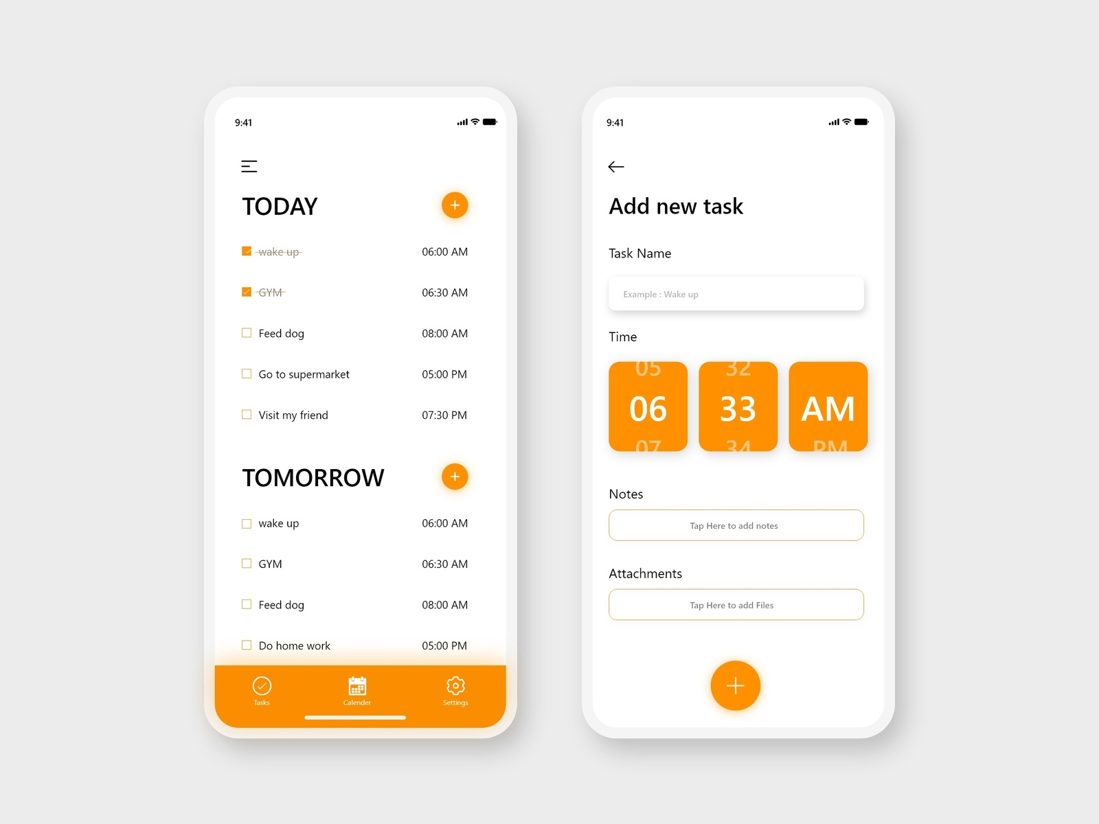 todo list app