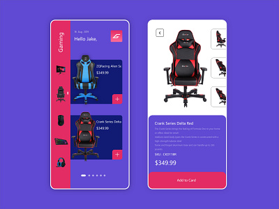 E commerce app adobe xd app design figma mobile modern purple sketch ui ux