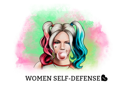 Logo "Women self-defense"