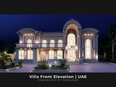Villa Proposal, Front Elevation | UAE 3dsmax architect architecture architecture design autocad design lumion modeling renders walkthrough