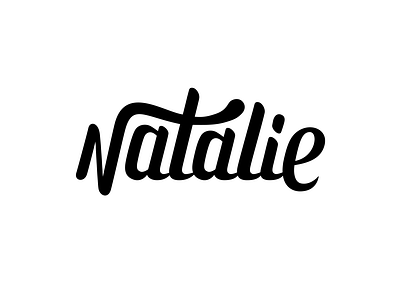 Natalie brand identity branding branding design design graphic design icon lettering lettering art lettering logo lettermark logo logo design logofolio logotype mark portfolio typography vector wordmark wordmark logo