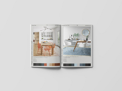 Chair Catalogue book catalogue design magazine magazine cover minimal print design typography