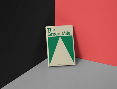 Redesign of the book "The Green Mile" abstract book book art book cover book cover design books design minimal print design typography vector