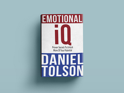 Book cover "Emotional IQ" book book art book cover book cover design books design minimal print design typography vector