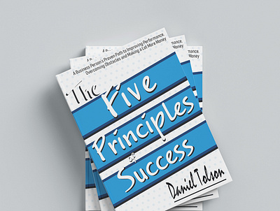 Book cover "Five principles of Success" book book art book cover book cover design books design minimal print design typography vector