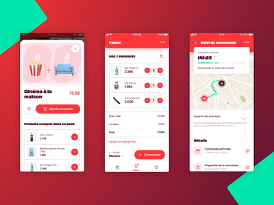 Cajoo - Mobile Application application cajoo delivery design grocery mobile product ui