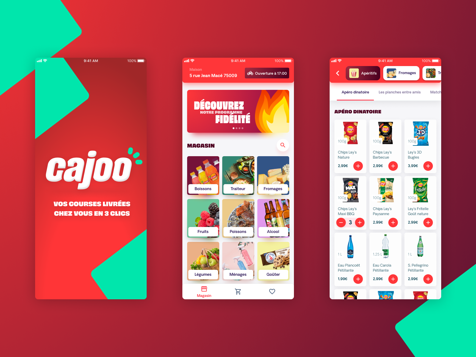 Cajoo Mobile Application by Juan on Dribbble