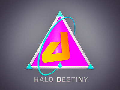 HaloDestiny - 3D Logo 3d destiny halo halodestiny logo