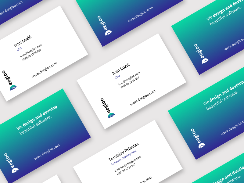 Deegloo Business Cards business card business cards logo card igloo deegloo