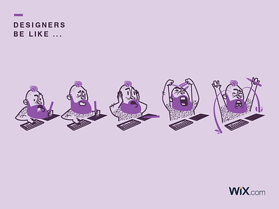 Designers be like ... designers mind wix