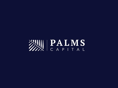 Palms Capital Logo brand branding capital client finance firm flat growth icon illustrator logo mark modern palm tree palms payment transfer trustworthy vector