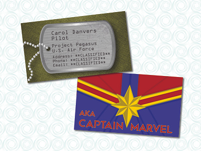 Super Hero Business Card