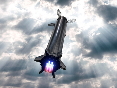 SpaceX Starship booster landing