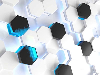 Hexagon 3d animation looped 3d 3d animation animation art background blender3d branding design geometric hexagon motion graphics