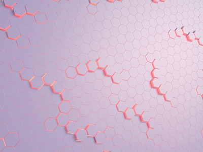 Hexagon snakes 3d 3d animation animation art background blender3d design digitalart motion graphics