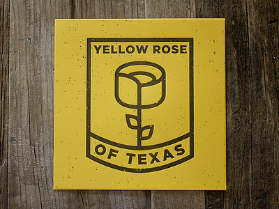 Yellow Rose heroes of texas illustration texas yellow