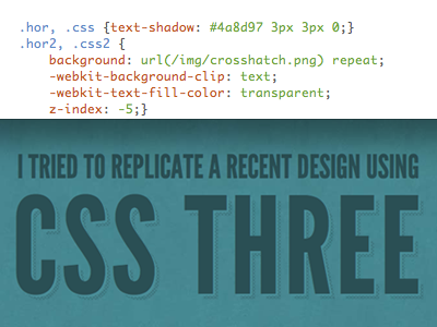 Background-Clip css css3 typography webkit