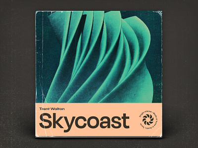 Skycoast 3d album art illustration music texture typography