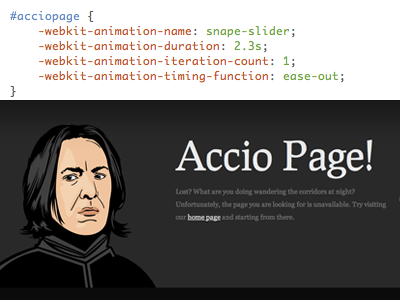 The Many Faces Of 404 animation blog css3 illustration paravel prociono webkit