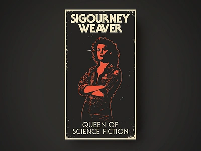 Sigourney VHS illustration the many faces of web design