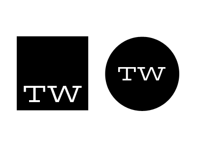 TW black initials united white