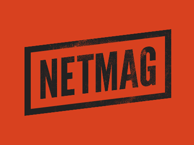 Netmag black css css3 fittext league gothic mask image orange transforms web type