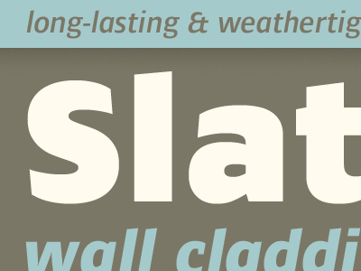 Slat ardoise blue grey typofonderie typography