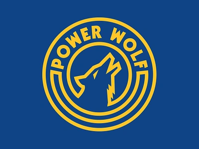 Power Wolf t-shirts blue cottonbureau tshirt yellow