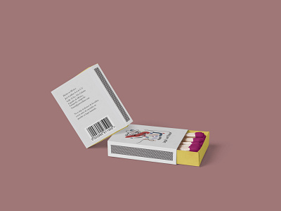 ✍🏼 Matchbox design & illustration branding concept illustration matchbox design minimalist design packaging design