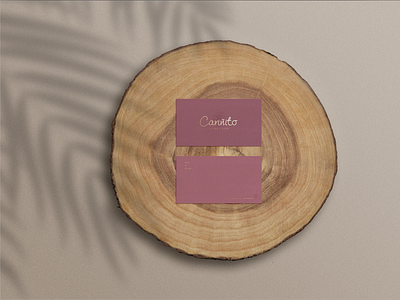 Business card for Cariñito, flowershop