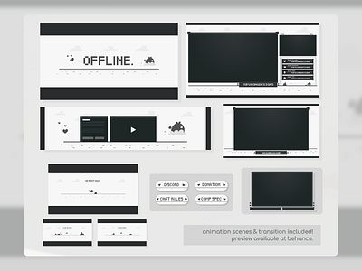 Cute Simple Twitch Adventure Stream Design Package 2d adventure duck design adventure time twitch clean stream branding clean twitch overlay cute twitch design google offline happy twitch design illustration minimalism twitch overlay minimalistic twitch package simple twitch branding streamer travelling online twitch twitchemotes vector