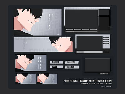 Anime Guy Twitch Overlay Premade Stream Package 2d anime twitch overlay be right back stream overlay cute stream overlay cute streamer overlay cute twitch design cute twitch overlay illustration kpop twitch overlay overlay in game pro twitch overlay starting soon overlay streamer streamlabs overlay twitch twitch chat overlay twitchemotes vector