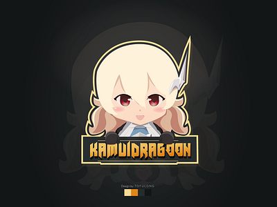 Chibi Anime Style Mascot Logo