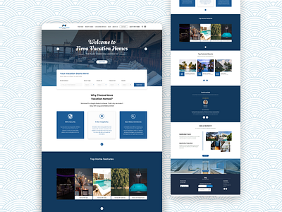 Vacation Homes - Landing Page