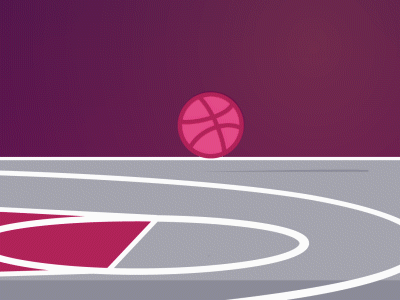 Dribbble Welcome basketball dribbble dribbble invitation motion design motiongraphics thank you