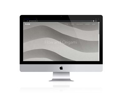 Flow design flow illustration origami sports webdesign website