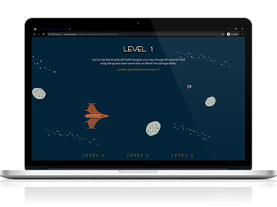 Conveyance design game illustration interactive space spaceship webdesign website