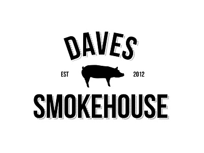 Smokehouse branding concept design logo meat smoke