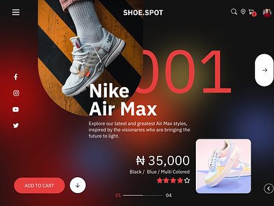 Shoe Store Landing Page