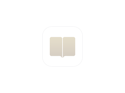 Kindle amazon app apple application book brand branding clean icon ios kindle simple