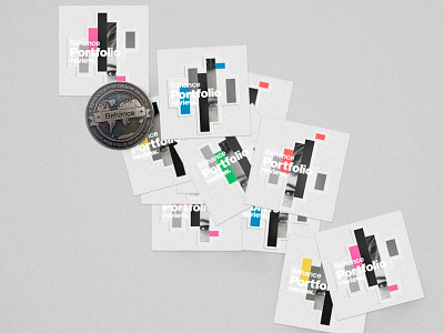 Behance portfolio review behance minimal modern stickers typography