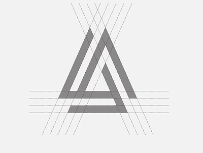 Triangle logo branding desain design ikon illustration ilustrasi logo merek vektor