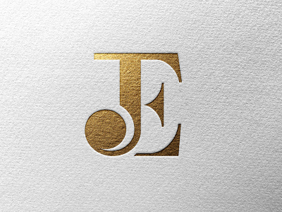 Letter JE logo branding desain design ikon illustration ilustrasi logo merek ui vektor