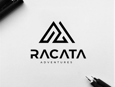Letter RA logo branding desain design ikon illustration ilustrasi logo merek ui vektor