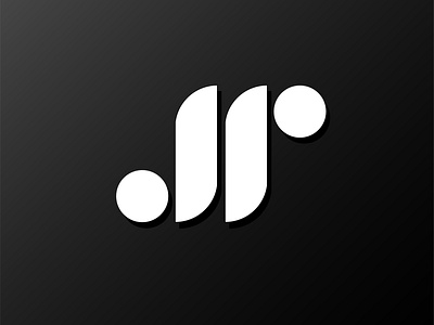 JR logo branding desain design icon ilustrasi merek tipografi vector