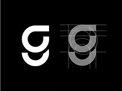 letter G desain icon ikon illustration logo merek tipografi ui vector vektor