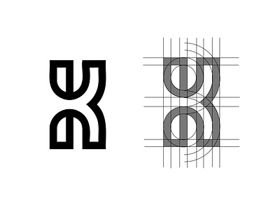 letter K logo concept