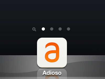 Add to Home Screen app flat icon ios logo prerendered retina sneak peek