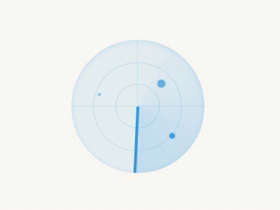 Deals Radar Icon animation css icon logo loop radar